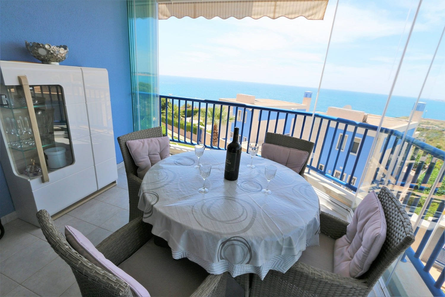 Appartement met uitzicht op zee in Cabo Roig